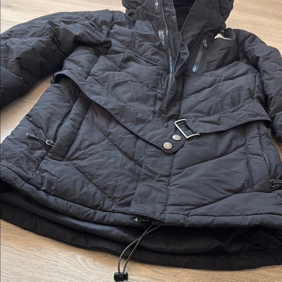 Women's The North Face Black Down Coat Sz S - Picture 4 of 7